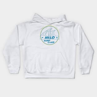 Hilo Surf Club Logo (Left Pocket and Back) T-Shirt Kids Hoodie